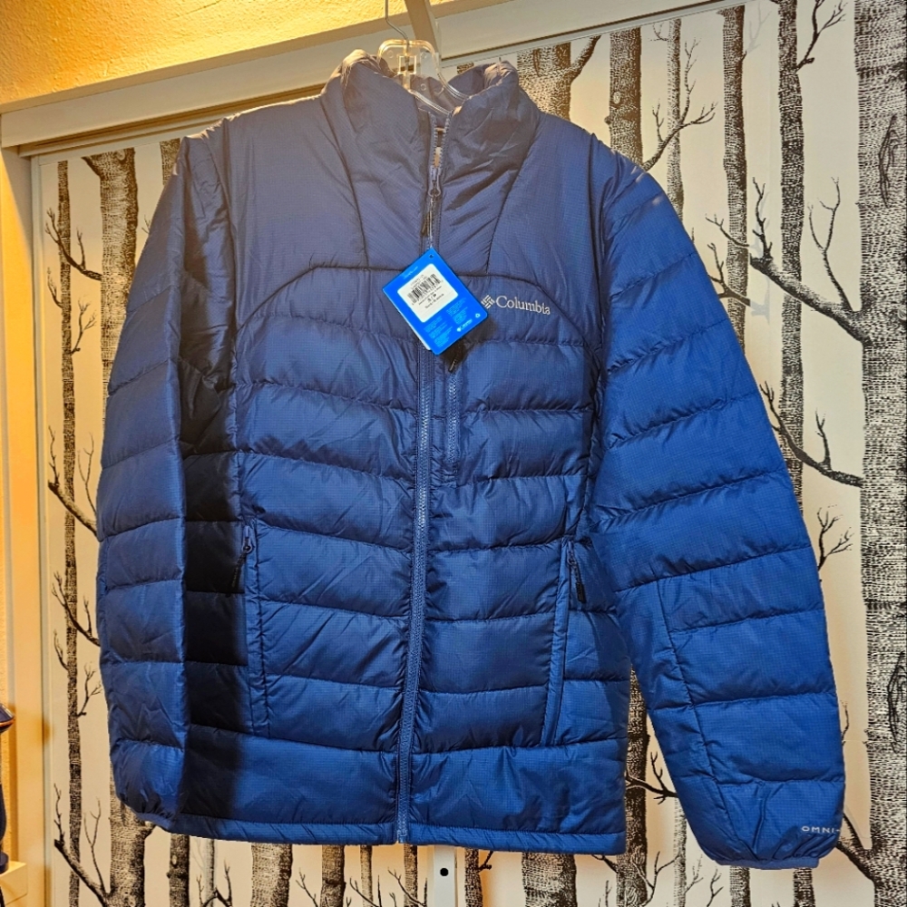 Columbia Blue Puffer Jacket
